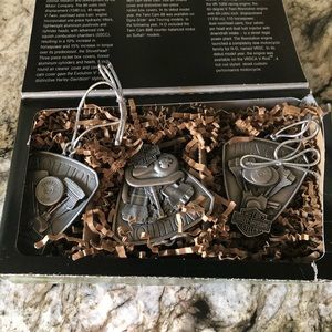 Vintage HARLEY DAVIDSON ornaments